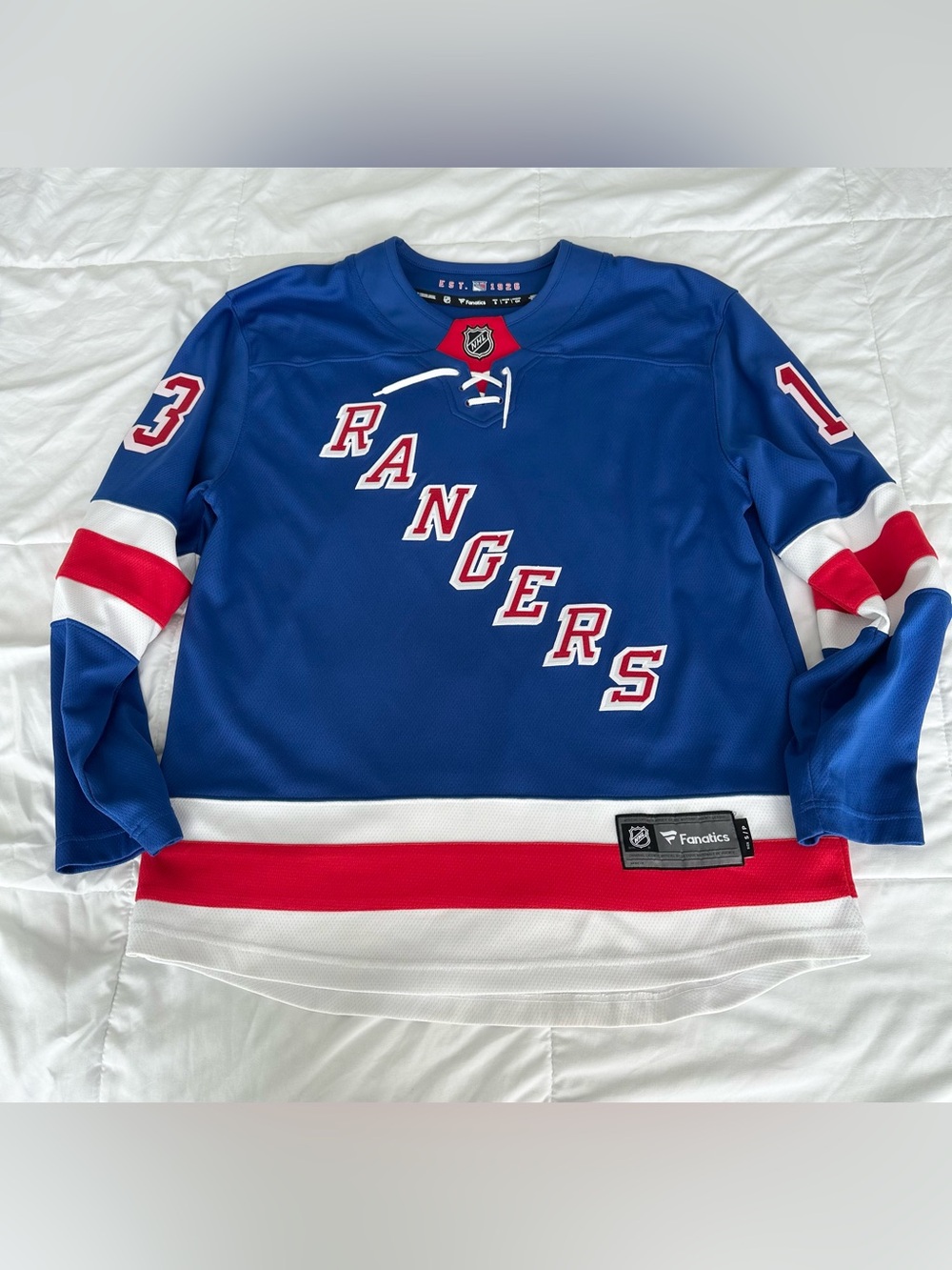 Fanatics Rangers Breakaway NHL Jersey